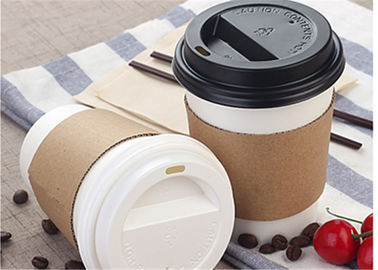 Corrugated Eco Friendly Paper Cups For Hot Water 4 Color Or Pantone Color