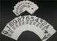 PVC Plastic Casino Playing Cards , Customized Deck of Playing Cards