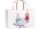 Custom Color Printing Paper Gift Bags With PP Rope Handle For Apparel Shop