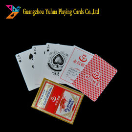 Both Side Used Casino Playing Cards Custom Printing 310gsm Black Core Paper
