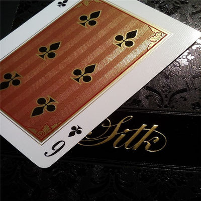 Plastic Gold PVC Playing Cards Gold Foil Poker Golden Poker Card